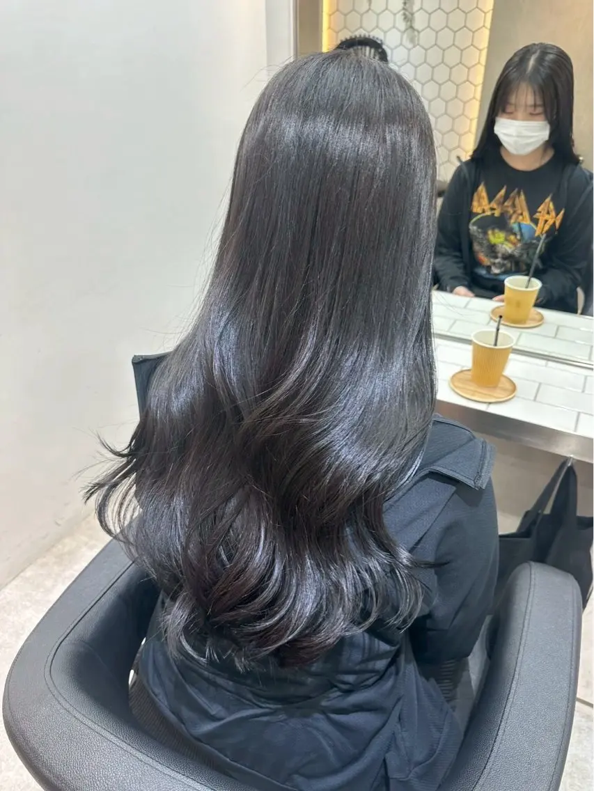 ロング カラー ヘアカラー 塚田 直太郎のヘアスタイル