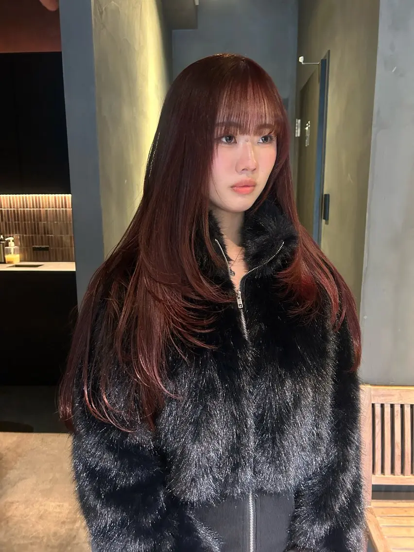 ロング カット ヘアカラー 山本 夏樹のヘアスタイル