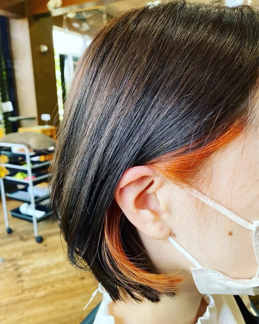 ショート カラー 新田 甲のヘアスタイル