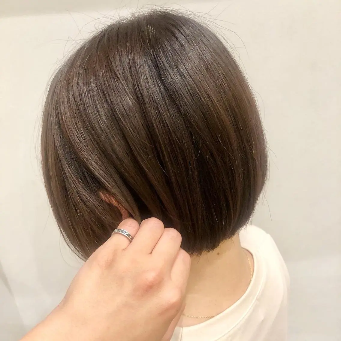 ショート カラー ヘアアレンジ 髪質改善/韓国風 レイヤー/田村祐樹のヘアスタイル