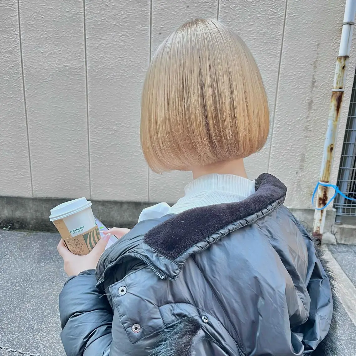 ミディアム カラー 堺 鳳 ママ美容師 yukariのヘアスタイル