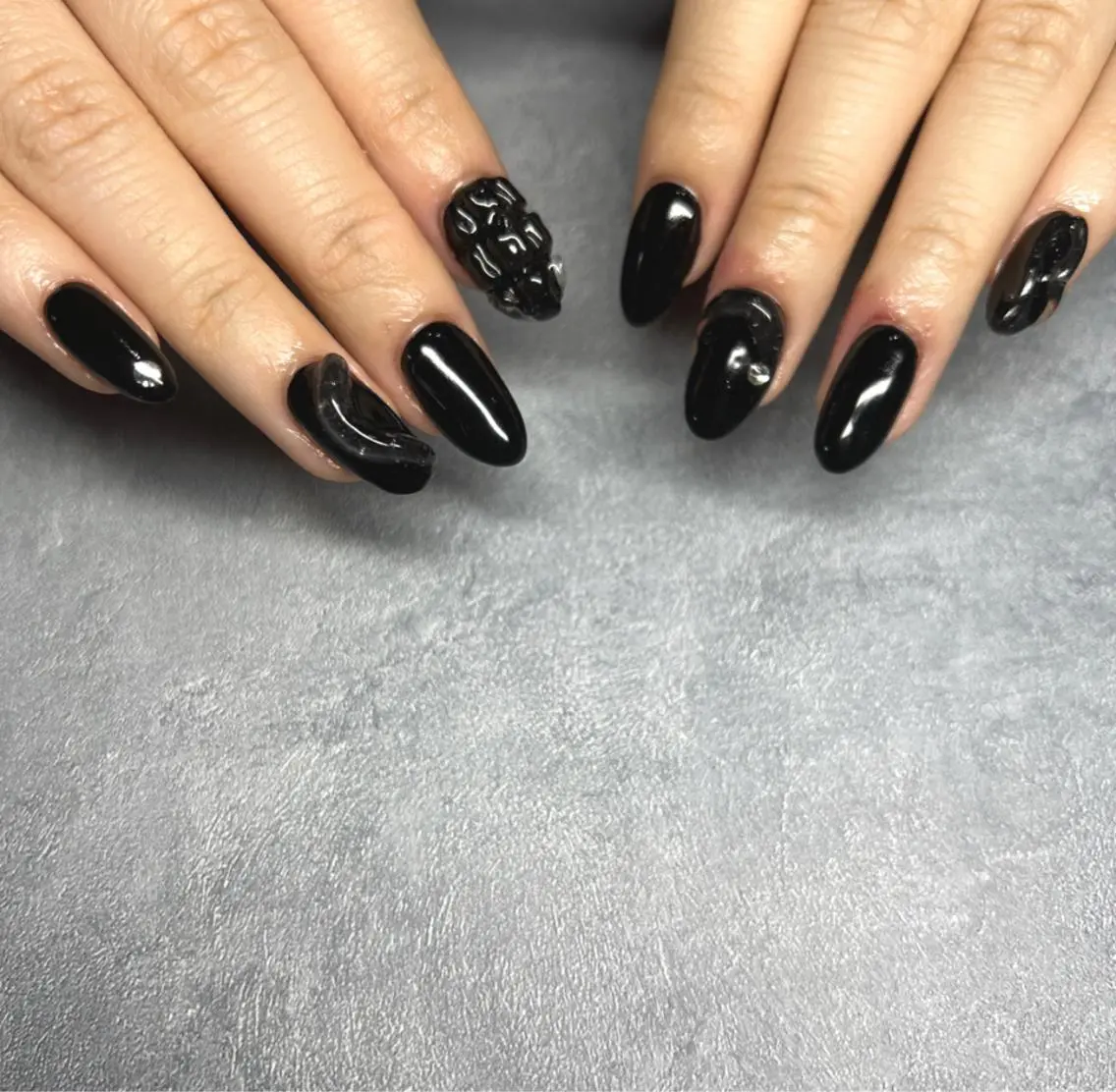 ネイル フレンチネイル ジェルネイル 韓国ネイル 持ち込み パラジェル LeaLea nails.のネイルデザイン