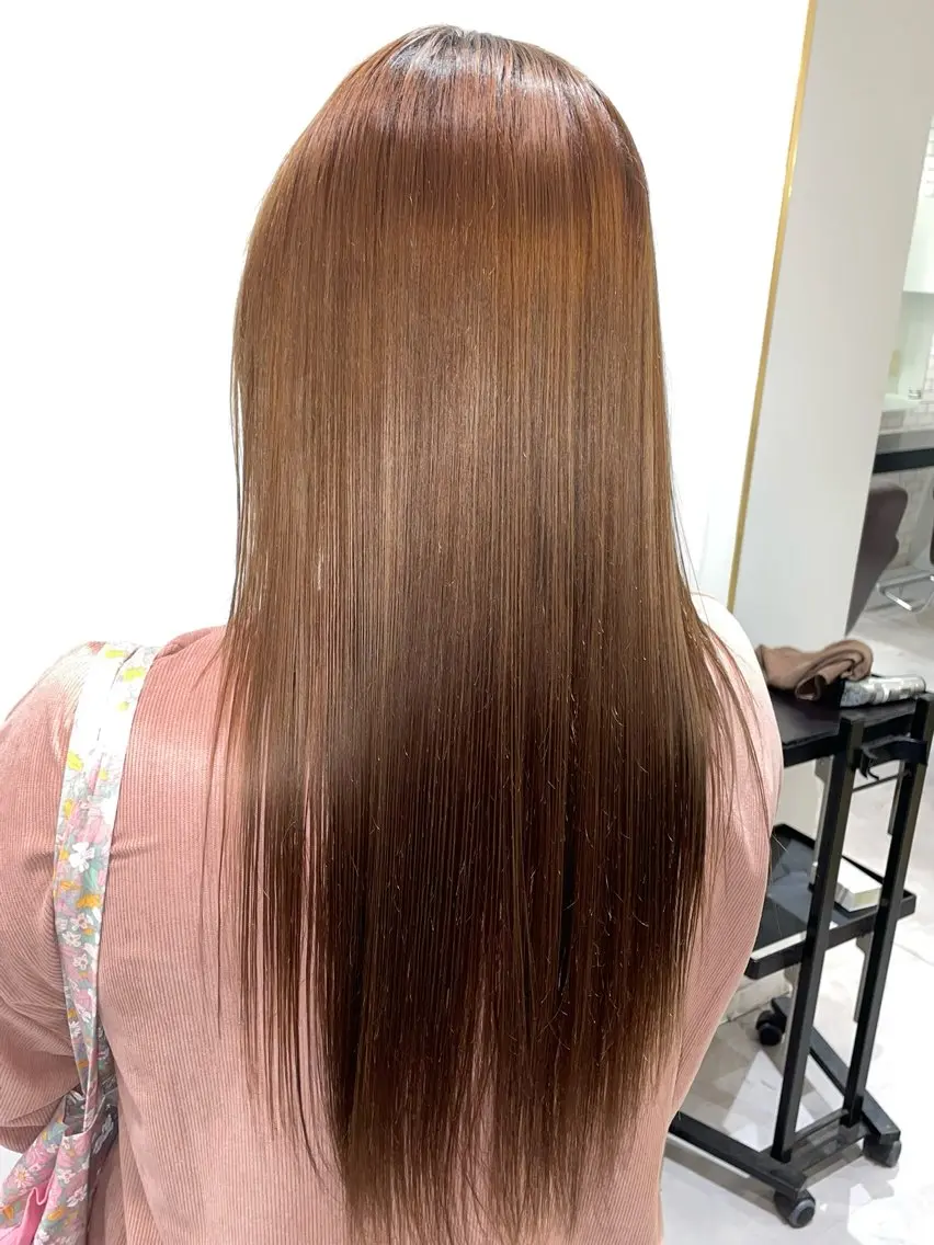 ロング 髪質改善 トリートメント トリートメント 艶カラー/ブリーチ /アレンジ/特化🫧のヘアスタイル