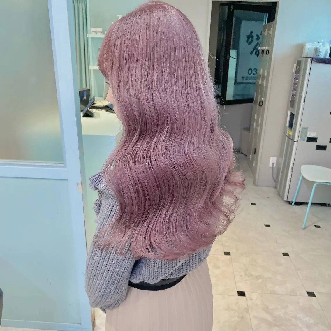 ロング カラー ヘアカラー トリートメント 大人っぽ韓国🤍ブリ ーチ/mitsukiのヘアスタイル