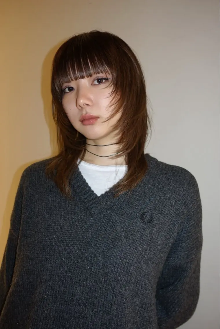 セミロング wa kaのヘアスタイル