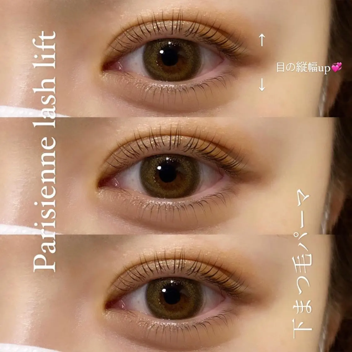 マツエク・マツパ パリジェンヌラッシュリフト 下まつげエクステ 一重×まつ毛パーマ マツパ パリエク💎眉毛 MinatoRemiのマツエク・マツパデザイン