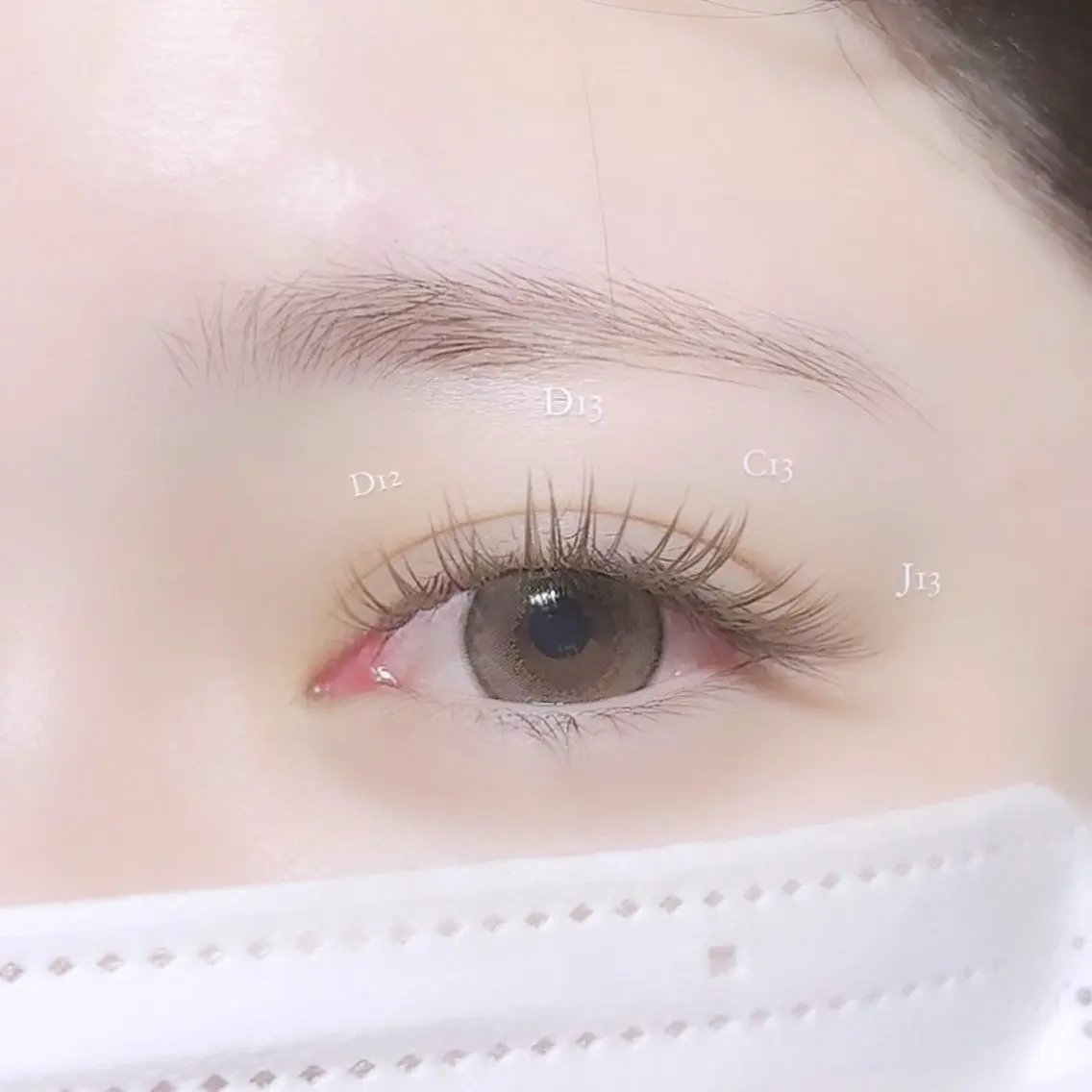 マツエク・マツパ カラーマツエク フラットラッシュ マツエク apis eyeのマツエク・マツパデザイン