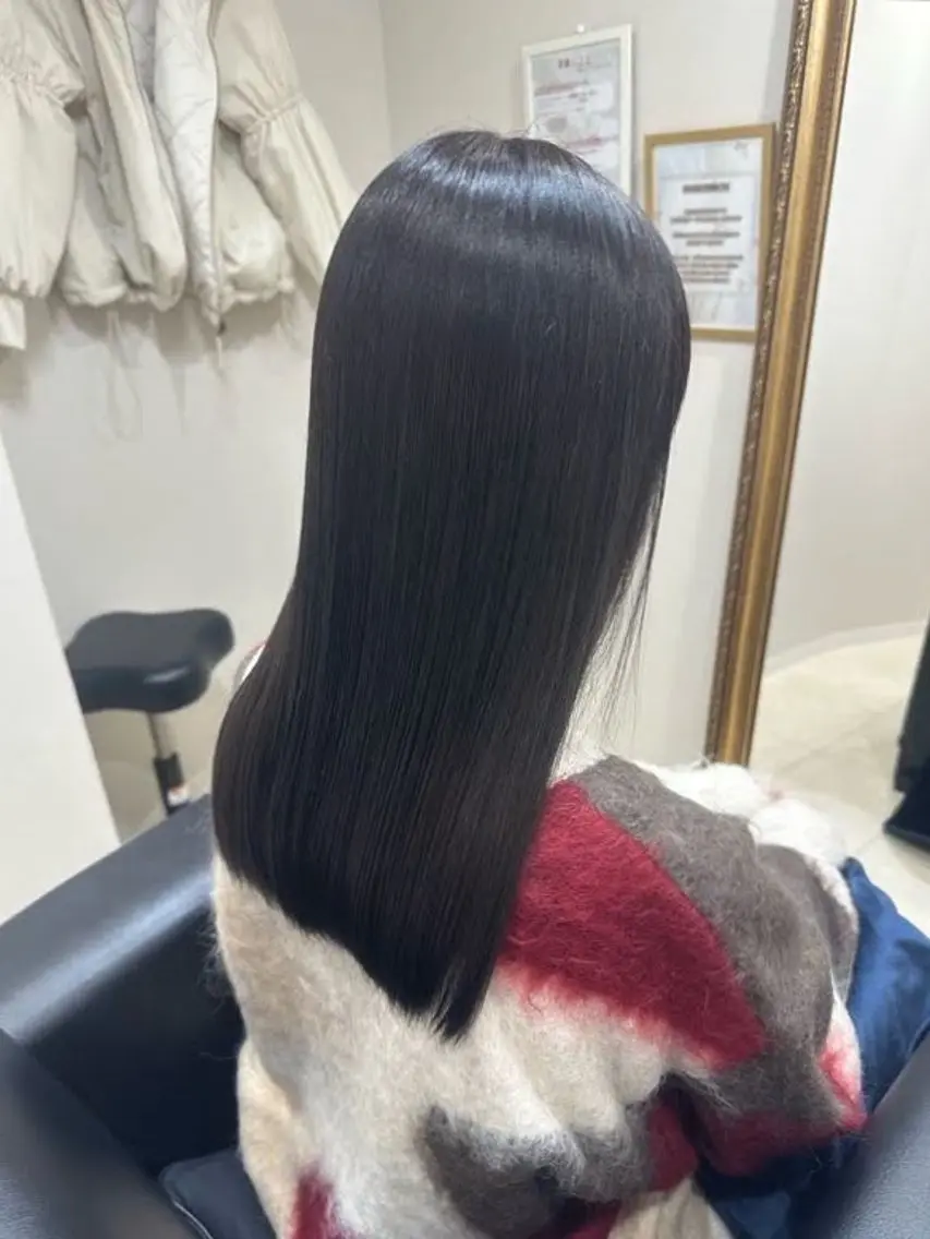 セミロング カラー カット ヘアカラー トリートメント fee 北千住のヘアスタイル