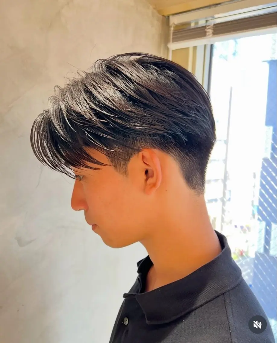 メンズ パーマ 重松 丈博のヘアスタイル
