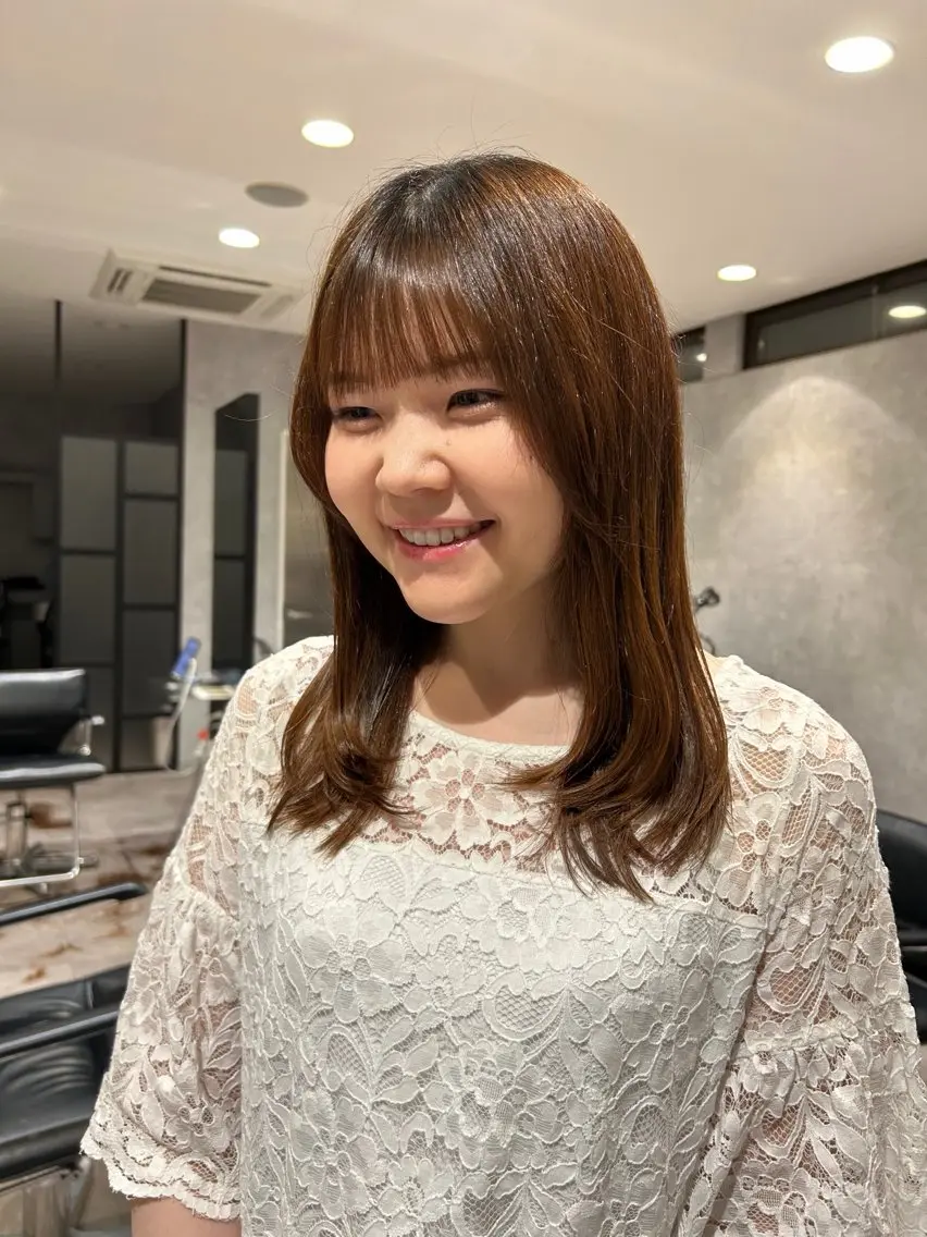 セミロング ⭐️HEDI YUKI⭐️のヘアスタイル