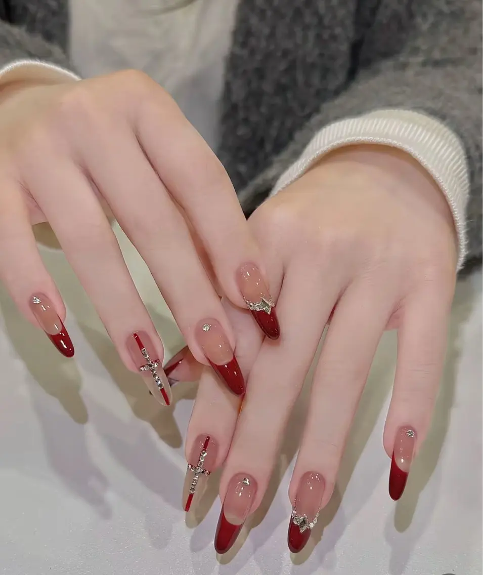 ネイル オーロラネイル クリアネイル フラッシュネイル ジェルネイル グラデーション ハンドネイル Amee Nail Salonのネイルデザイン