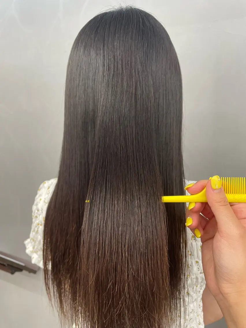 ロング トリートメント 蓮 華のヘアスタイル