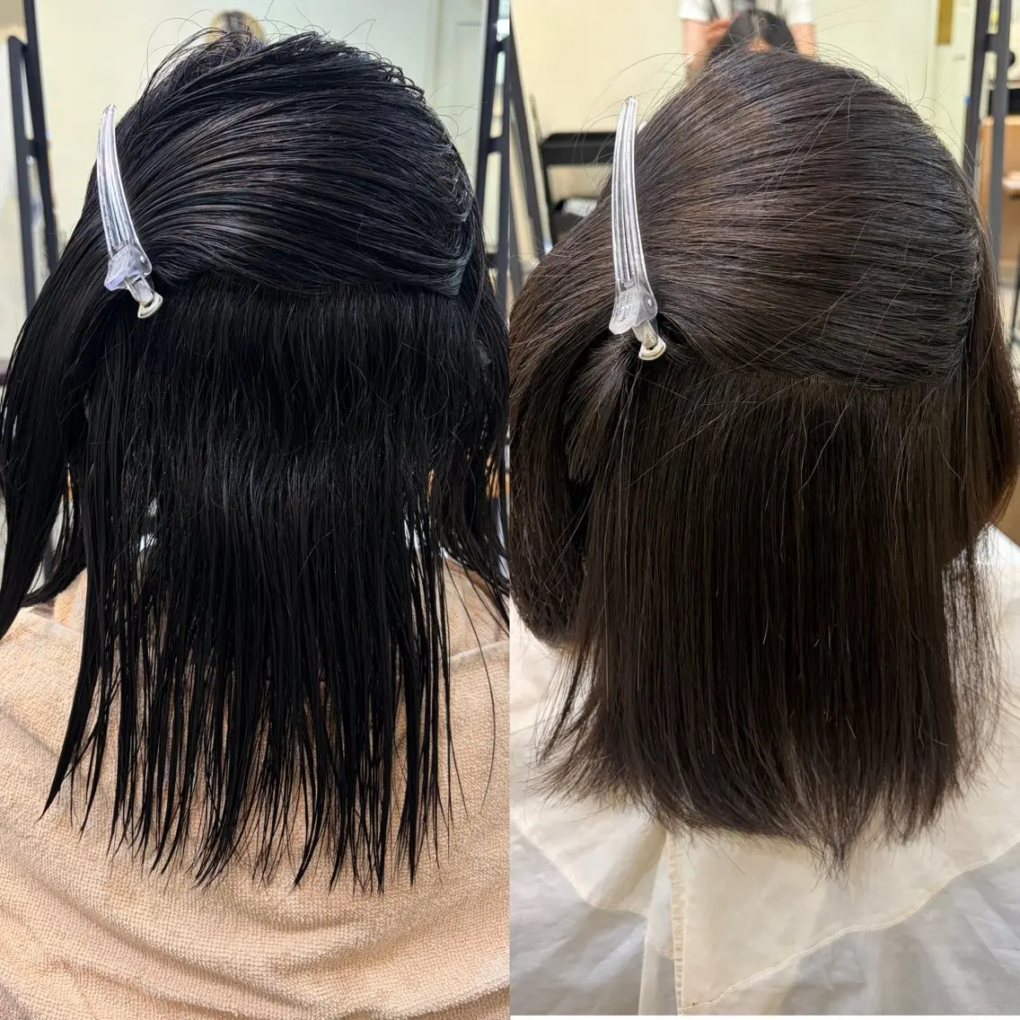 ミディアム 縮毛矯正 Rimu / Belle新宿のヘアスタイル