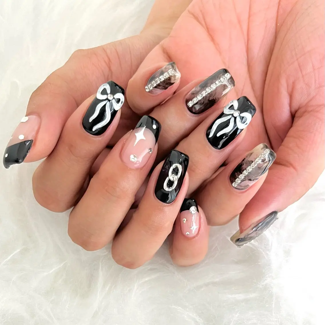 ネイル ハンドネイル 北巽駅Nail muu...🫧🧸のネイルデザイン