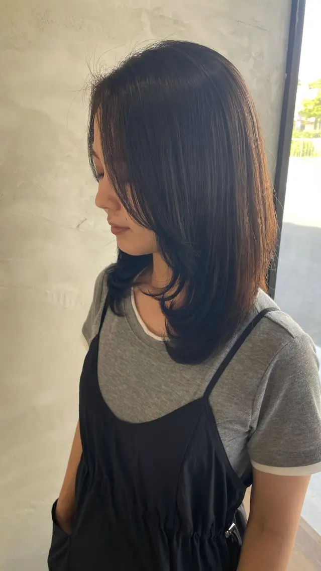 セミロング カラー ヘアカラー La fith/ Renoのヘアスタイル