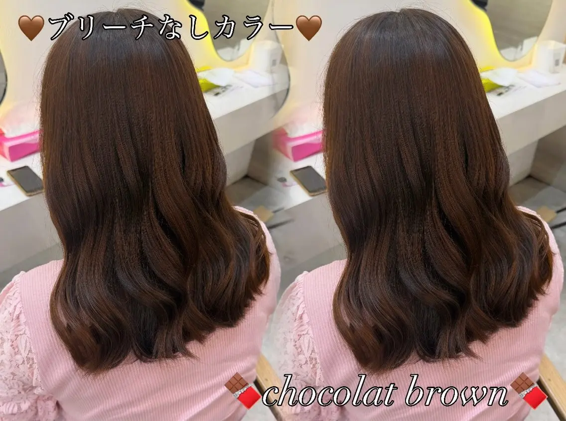 カラー ‎🤍りく 透明感カラー/熊谷のヘアスタイル