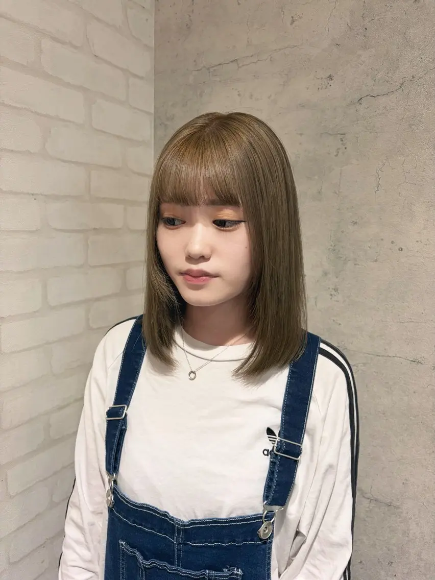 ミディアム カラー トリートメント カット ヘアカラー トリートメント パーソナルカラー 診断🍀マリンのヘアスタイル