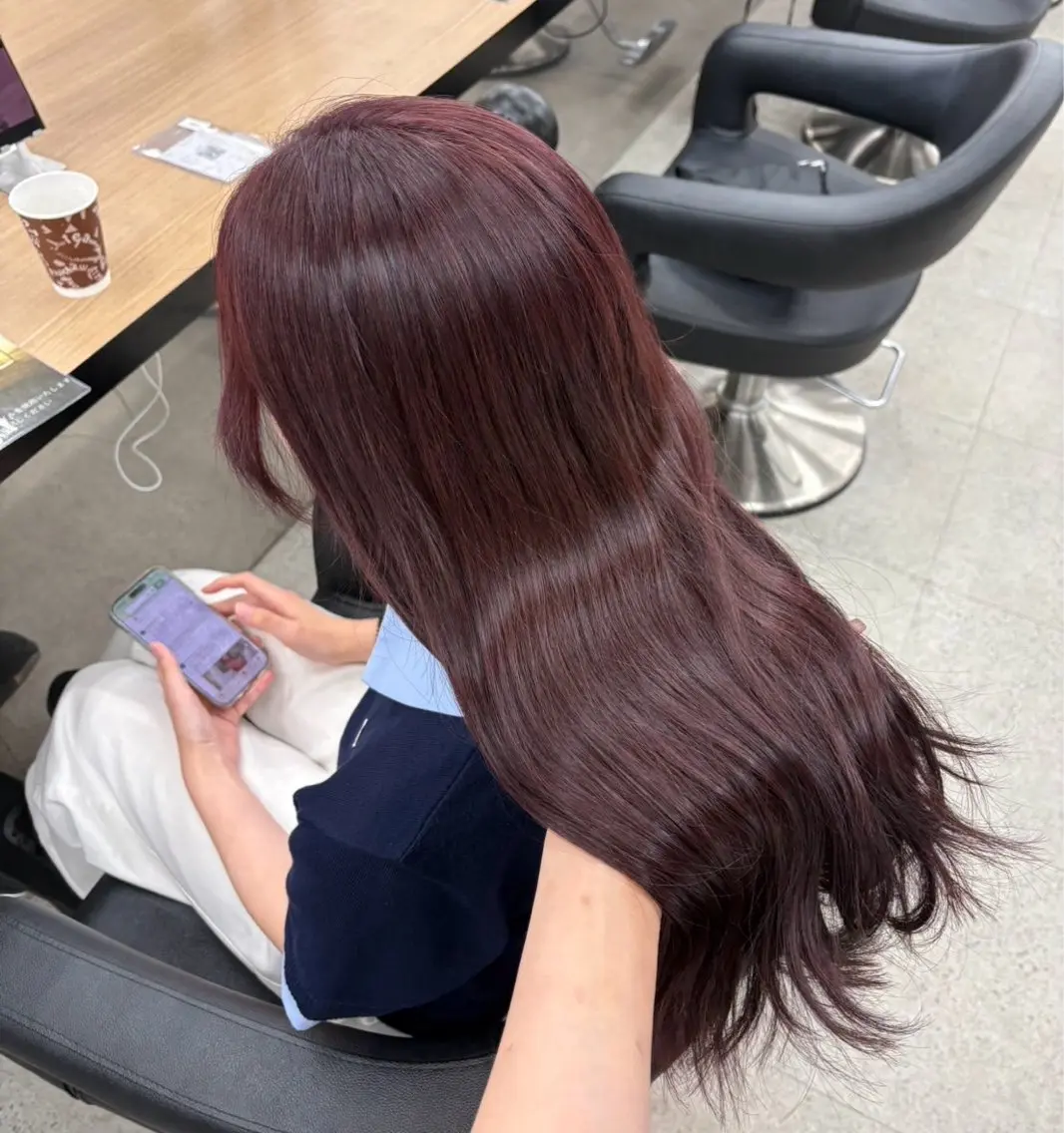 ロング ヘアカラー miku/ラベンダー 透明感カラー🪻❤︎のヘアスタイル