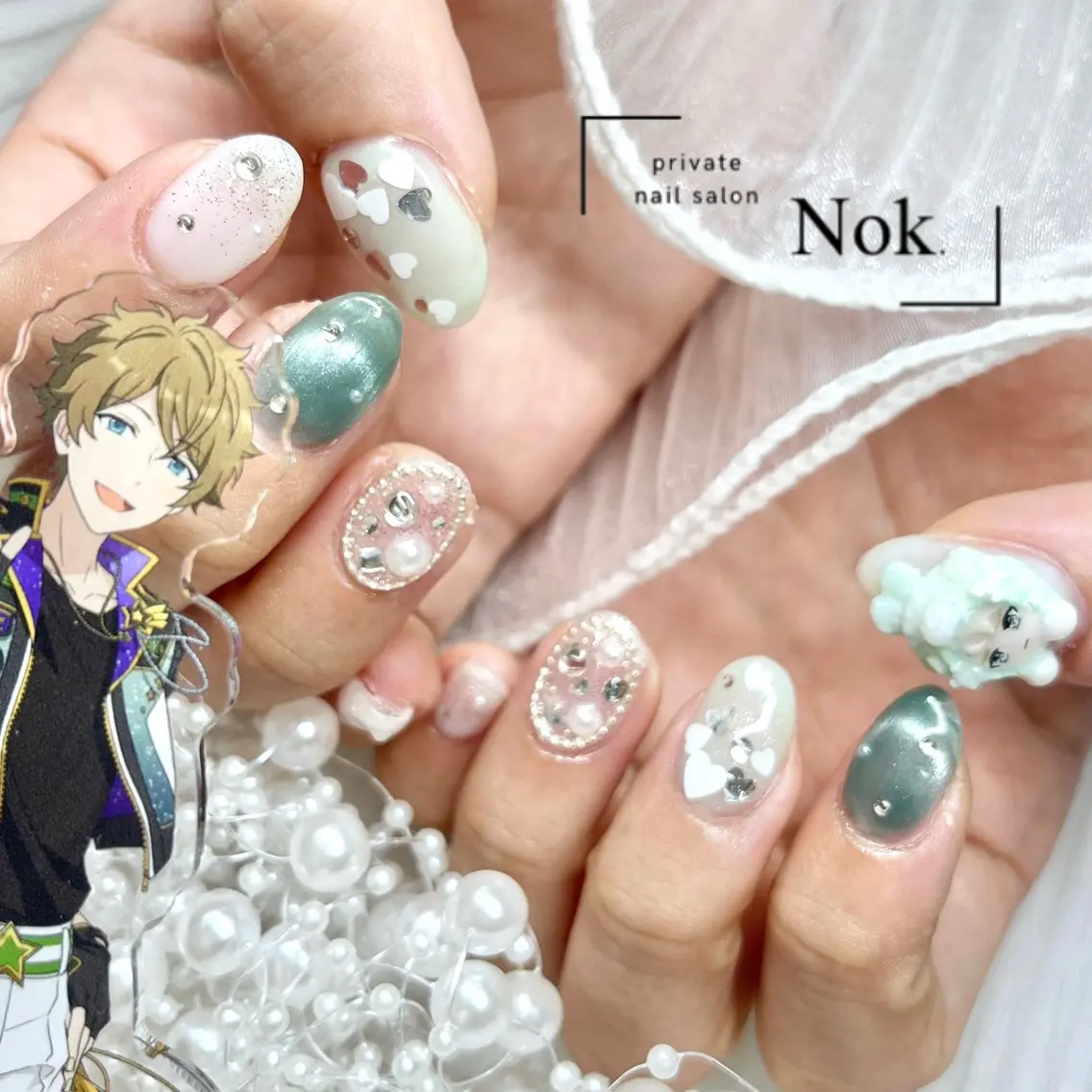 ネイル ハンドネイル 池袋痛ネイル Nok. 渡辺のネイルデザイン