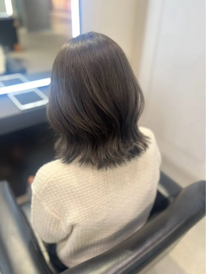 ミディアム 【本陣】カット モデル/朝岡 慧のヘアスタイル