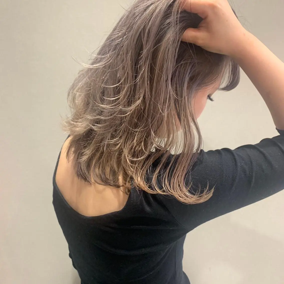 ミディアム 🌕透明感カラー @ENTER大名のヘアスタイル