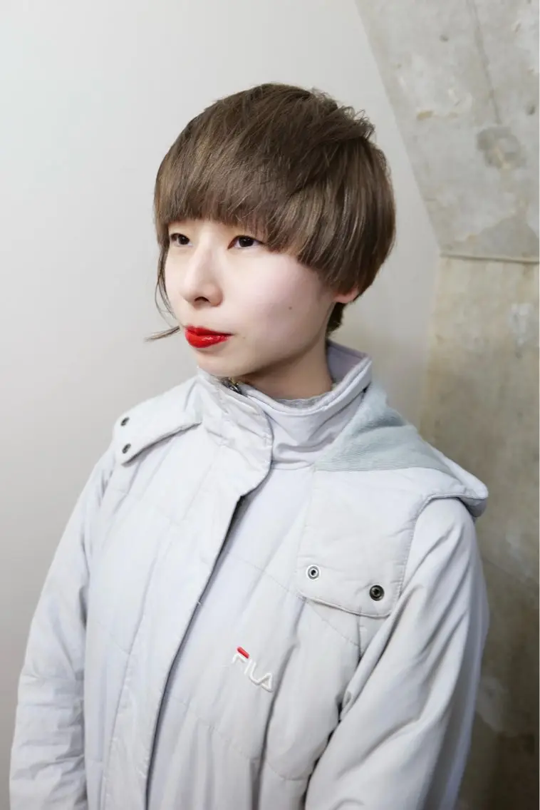 ショート カラー ブリーチ ケアブリーチ 🤍BLEN 窓🤍のヘアスタイル
