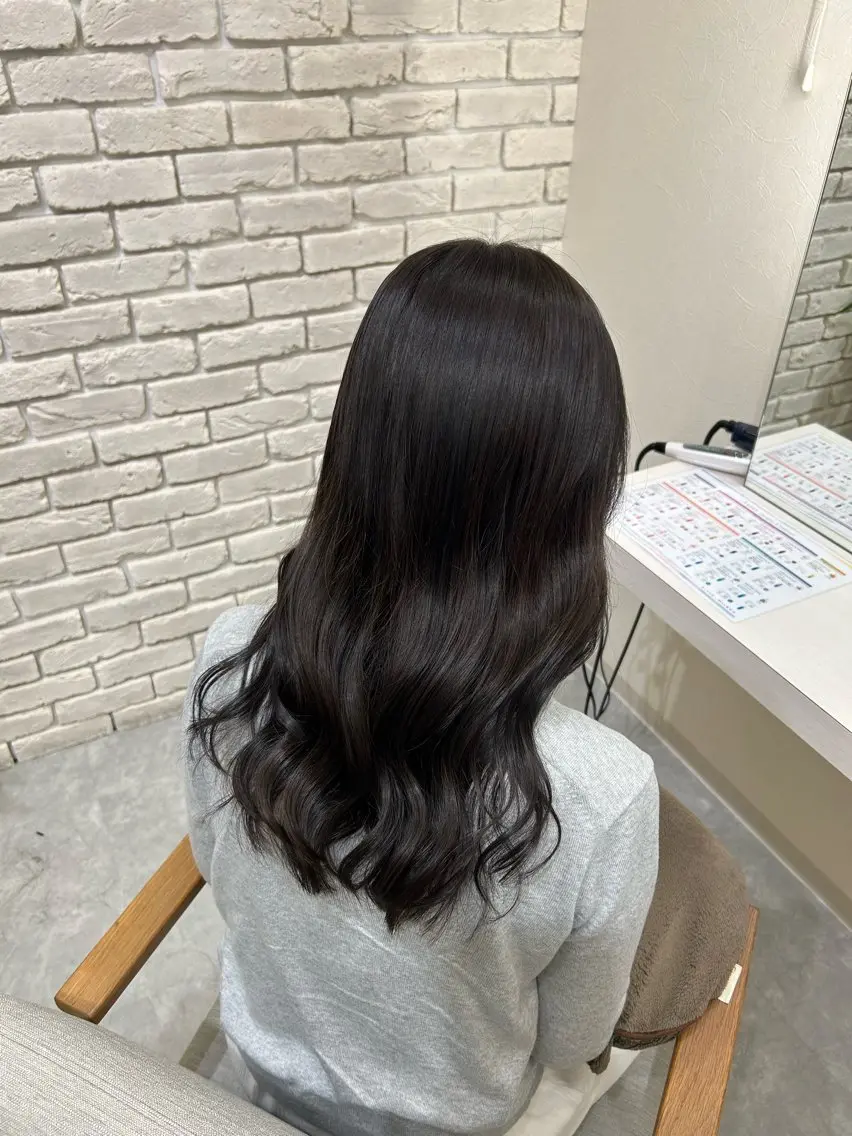 ミディアム カラー 髪質改善&ヘアケア /菊池琉那のヘアスタイル