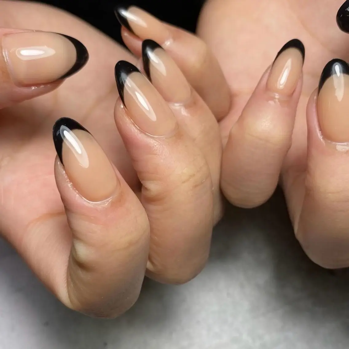 🖤💅🏽【Hand】フレンチネイルの写真