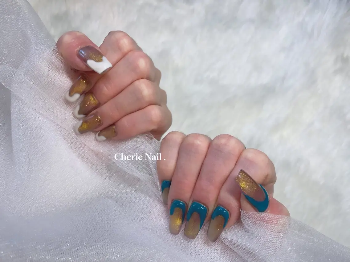 ネイル アートネイル マグネットネイル Cherie Nailのネイルデザイン