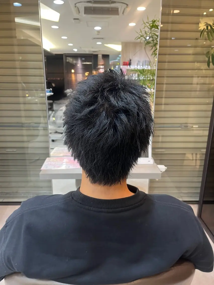 メンズ スパイキーショート 望月 琉那のヘアスタイル