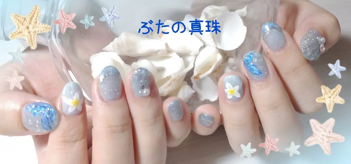 ネイル ハンドネイル 林 珠里のネイルデザイン