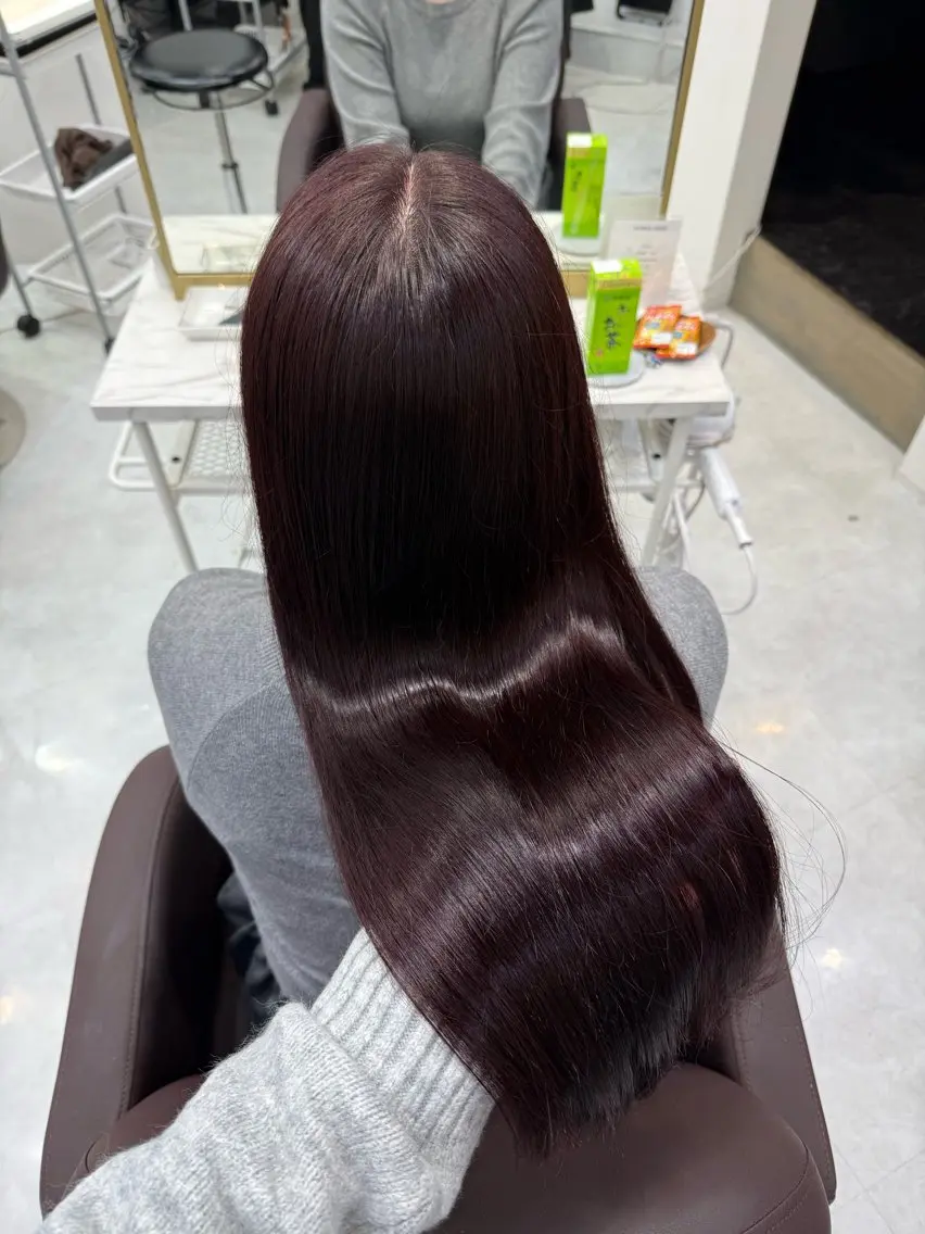 ロング カラー ヘアアレンジ ヘアカラー トリートメント ヘアセット 💗横浜美容室 💗HARUNAのヘアスタイル