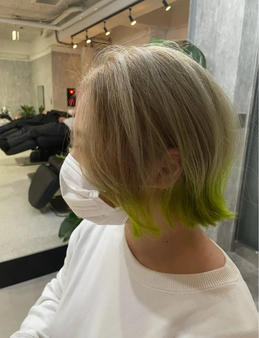 ミディアム カラー カット ヘアカラー トリートメント ALLENhair 八尾店のヘアスタイル