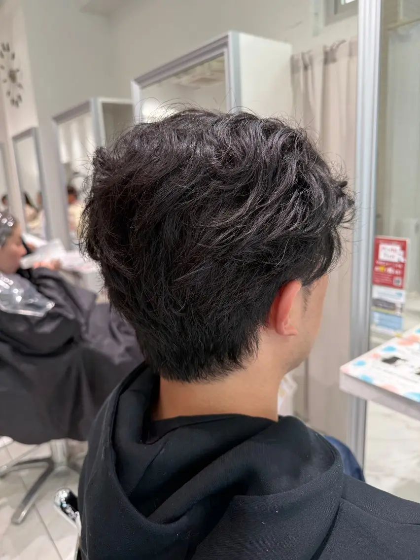 ミディアム メンズ くせ毛 柳澤 和也のヘアスタイル