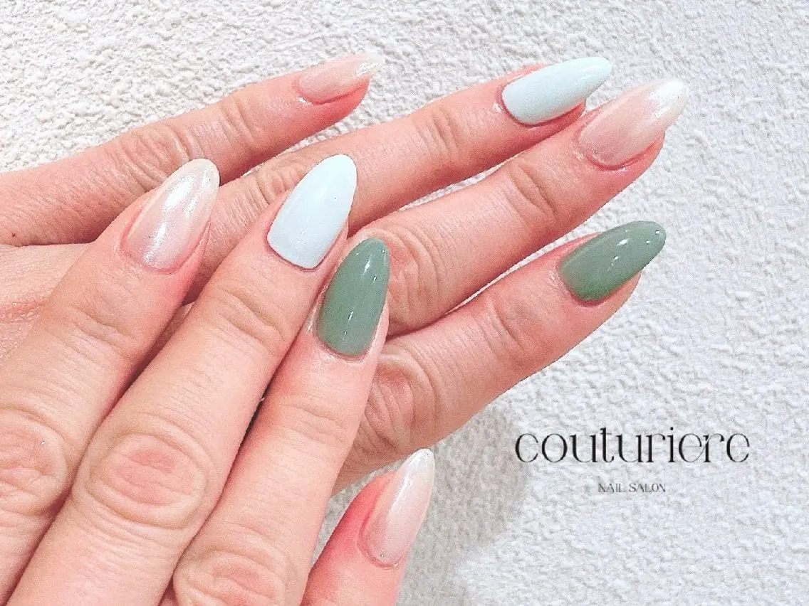 ネイル ハンドネイル クチュリエール銀座 💅 ちさと🐾のネイルデザイン