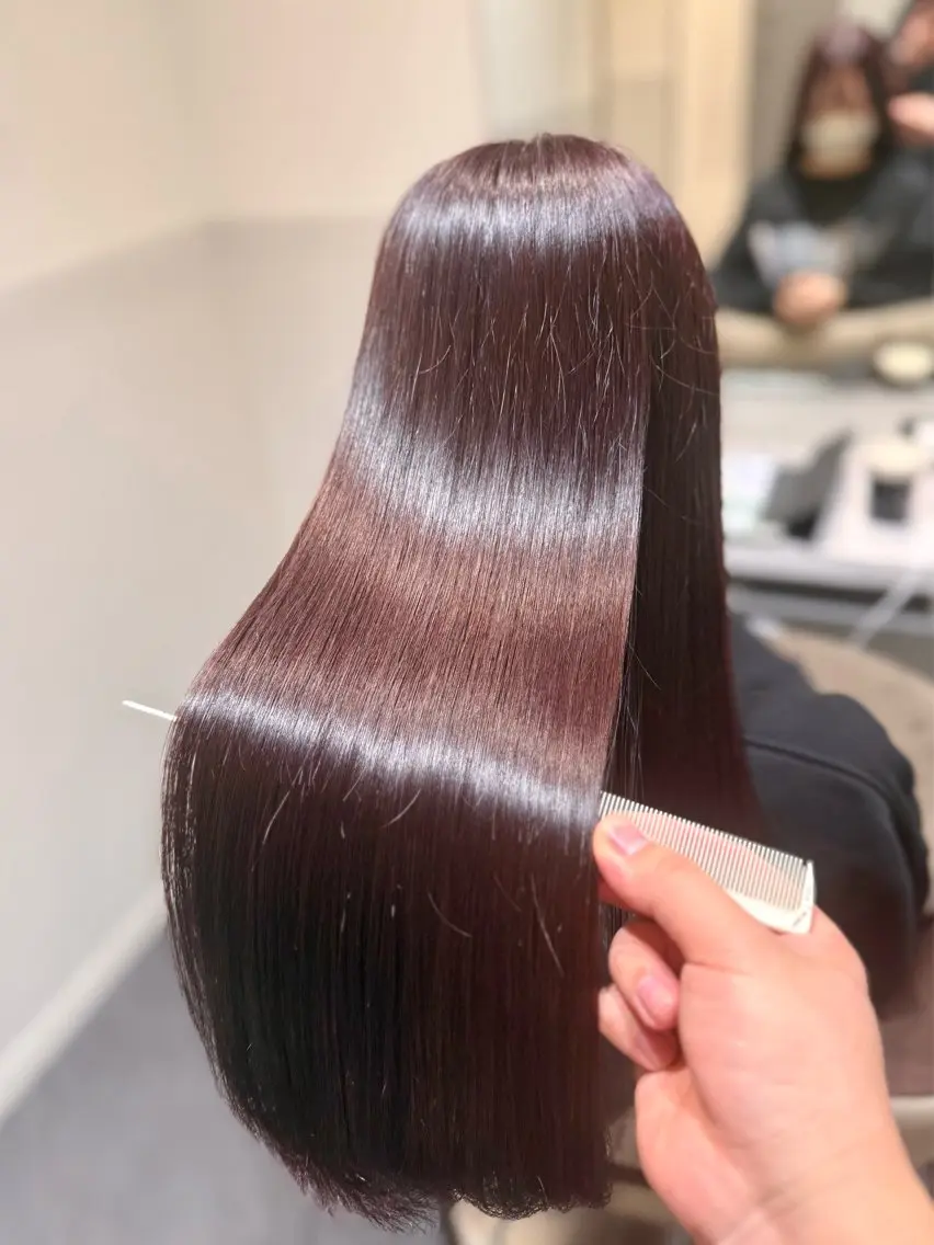 ロング ヘアカラー トリートメント 🌈新宿/縮毛矯正/ 髪質改善/福原🌈のヘアスタイル