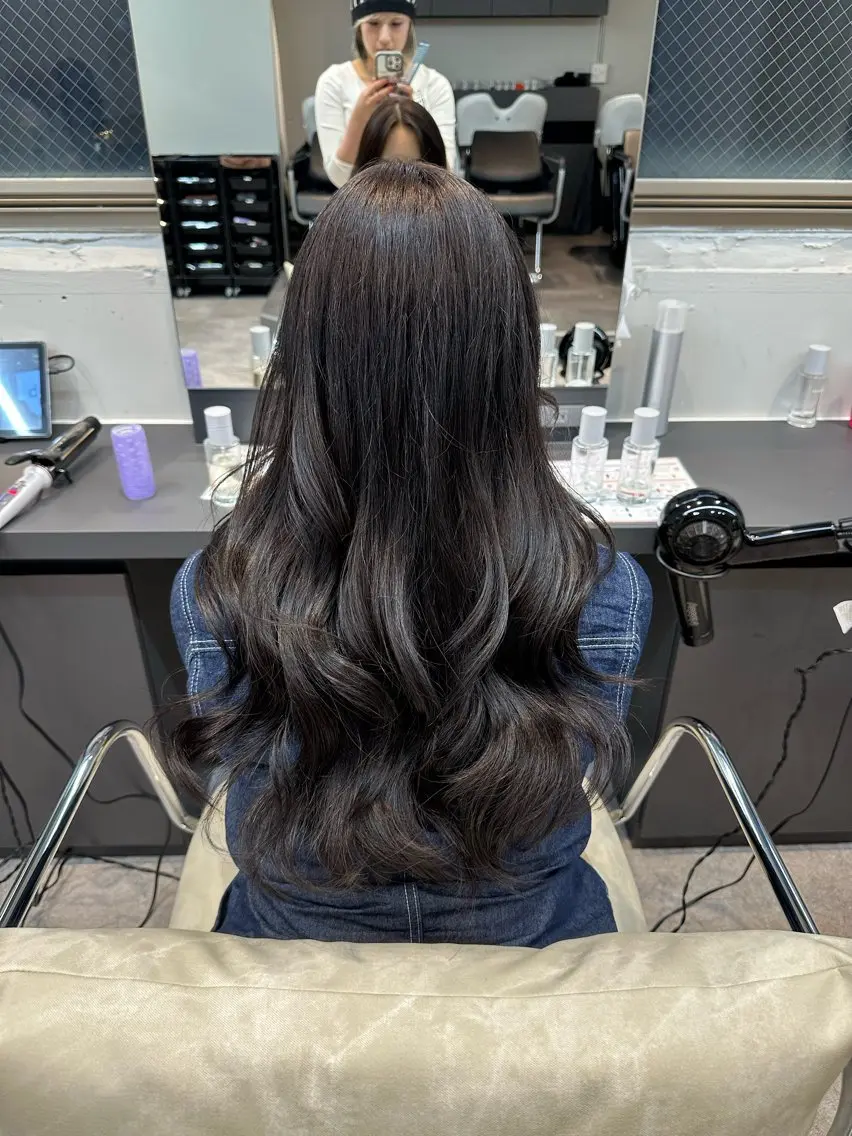 ロング カラー ヘアアレンジ 透明感カラー🫧／ Ke-naのヘアスタイル