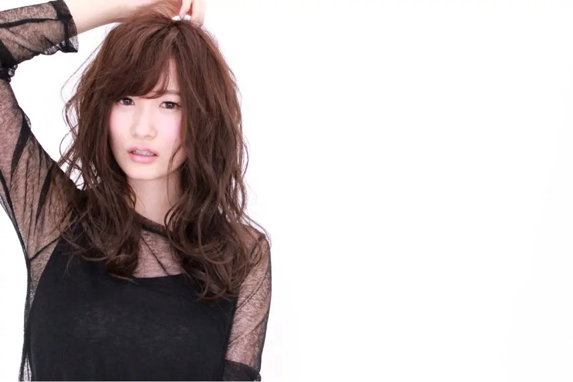 セミロング ロング カラー 西川 ヒロキのヘアスタイル