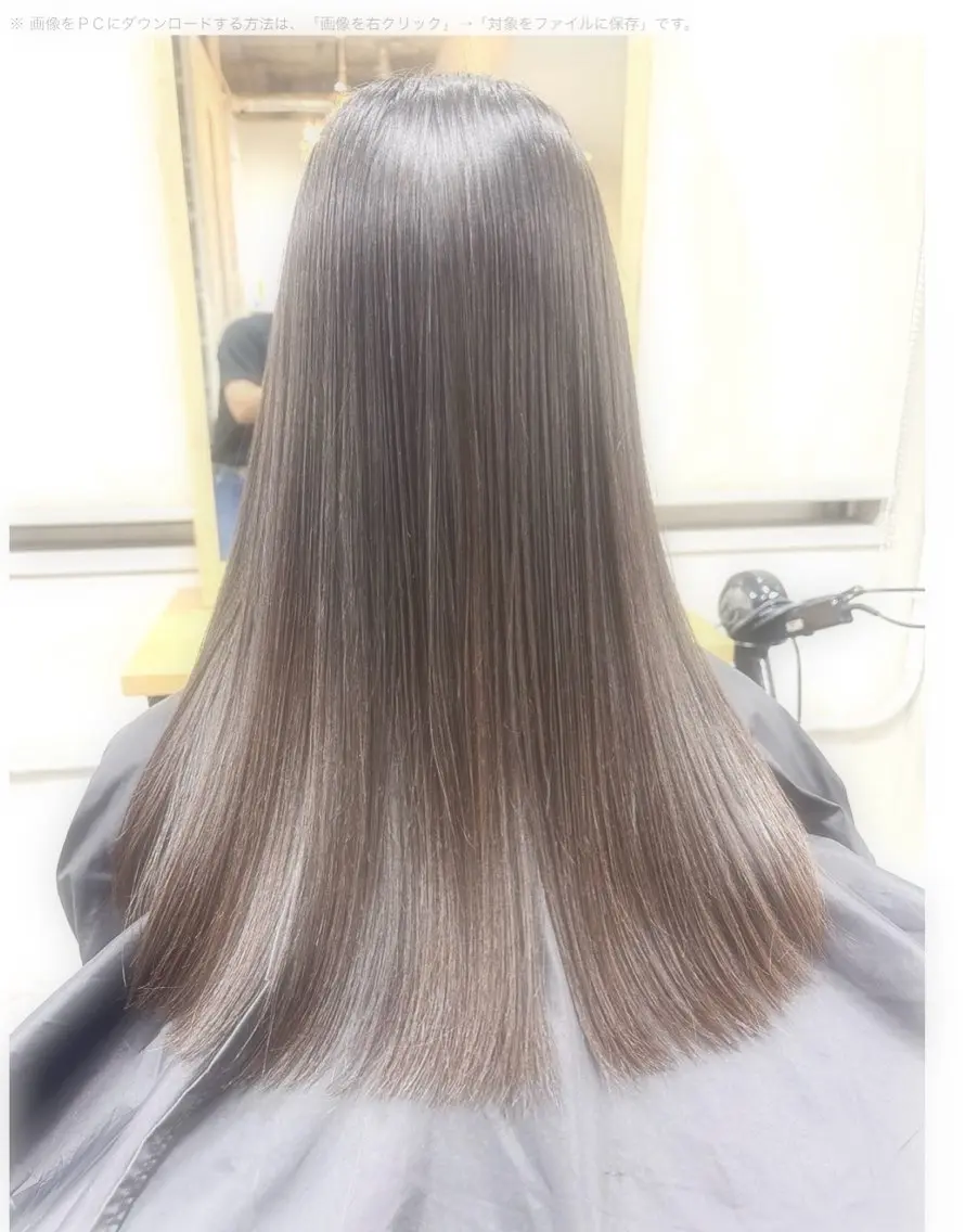 ミディアム カット 縮毛矯正 CIEL岡山店／ Chida ⛄️のヘアスタイル