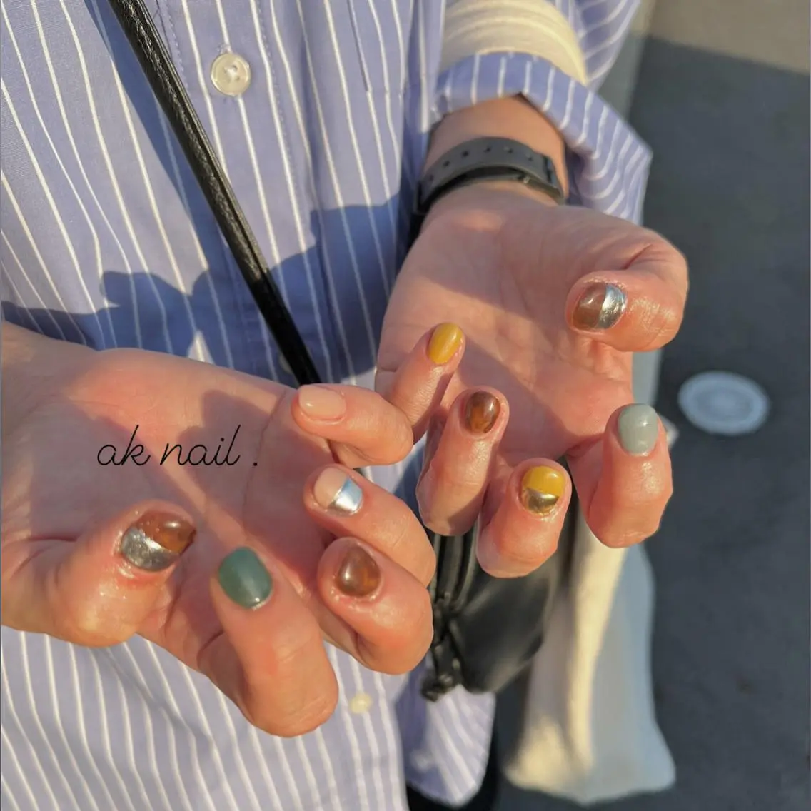 ネイル ハンドネイル ak nail .のネイルデザイン
