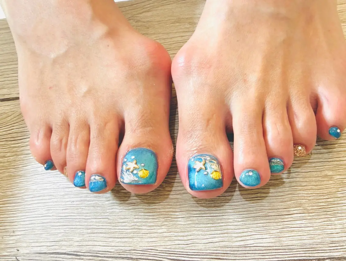 ネイル フットネイル nail atelier  Rのネイルデザイン