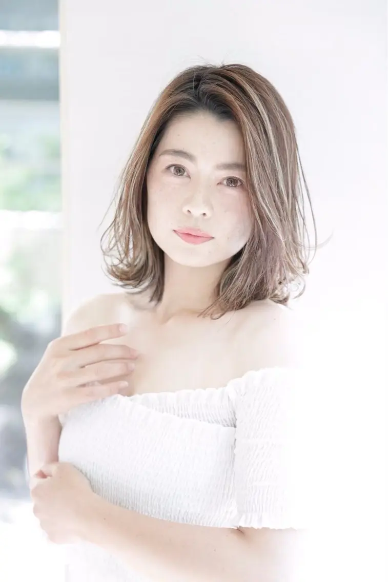 ミディアム ヘアアレンジ メンズカット大歓迎 🫧HONOKA🪽のヘアスタイル
