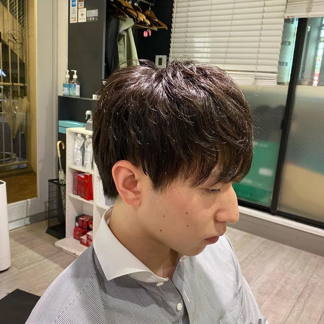 メンズ ビジネス L'wis　比佐野 大地のヘアスタイル