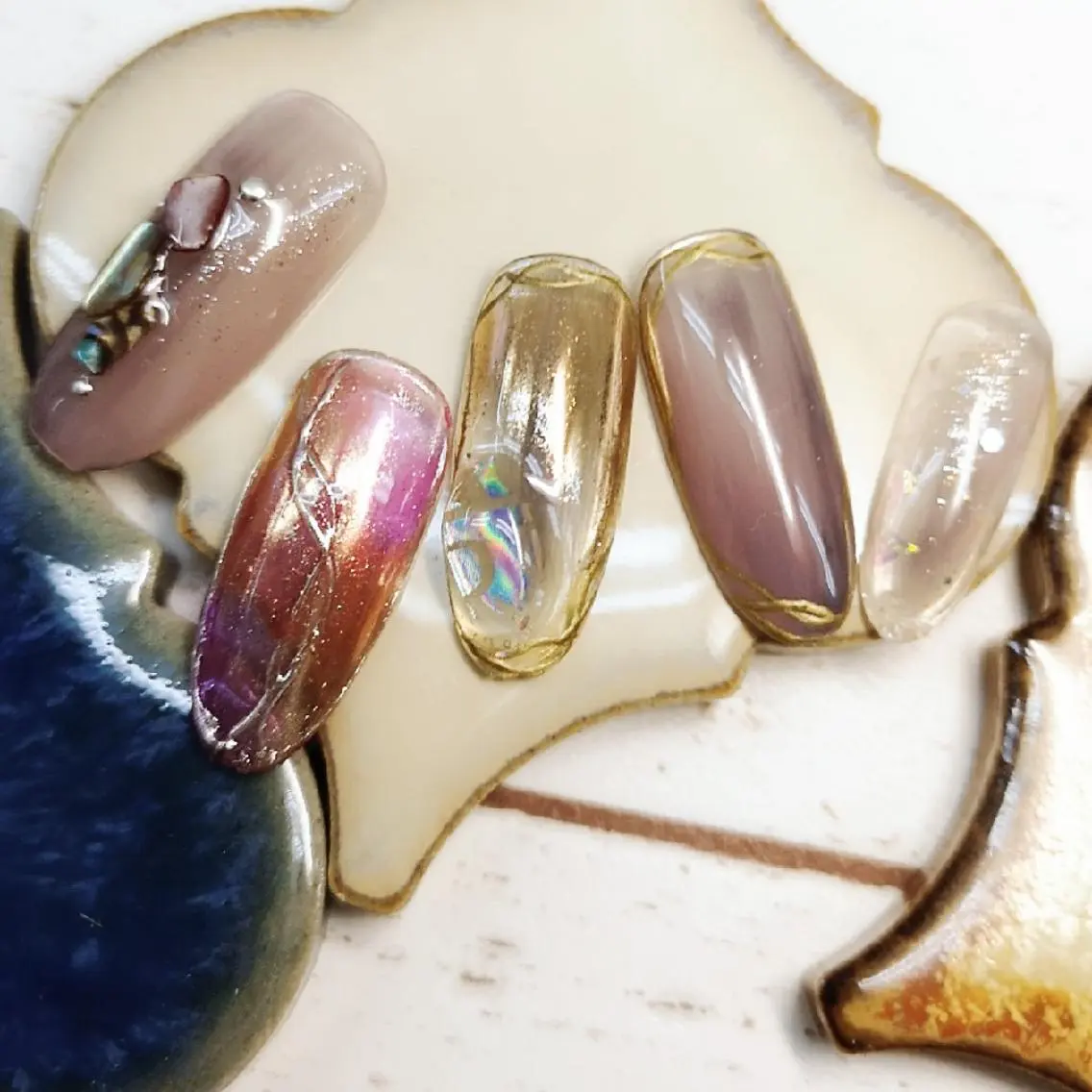 ネイル ニュアンスネイル nailart ecritのネイルデザイン