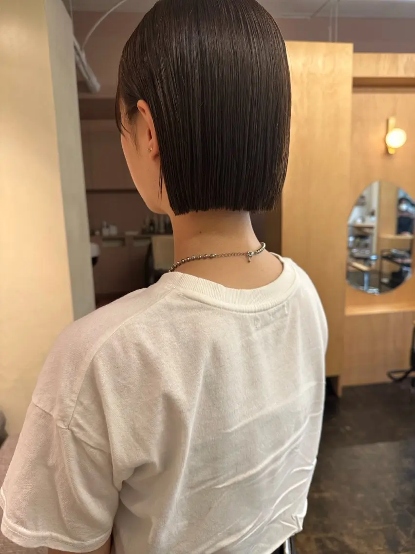 ショート カット yupi🐈‍⬛ レイヤー/パーマのヘアスタイル