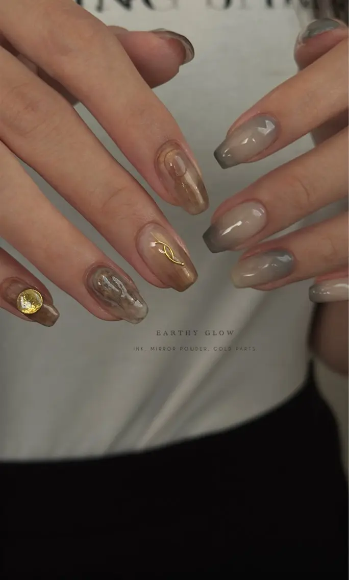 ネイル ニュアンスネイル ハンドネイル lacier nailのネイルデザイン