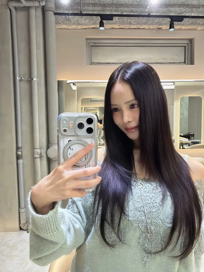 ロング 縮毛矯正 トリートメント トリートメント 🫧髪質改善 講師🫧🍎幹細胞のヘアスタイル