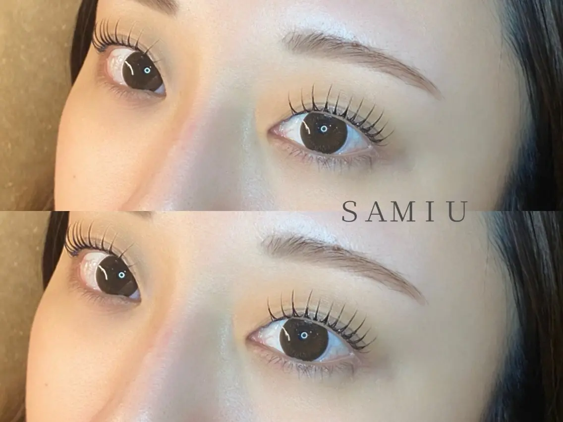 マツエク・マツパ 一重×まつ毛パーマ 【Samiu中野店】 Moa(モア)のマツエク・マツパデザイン