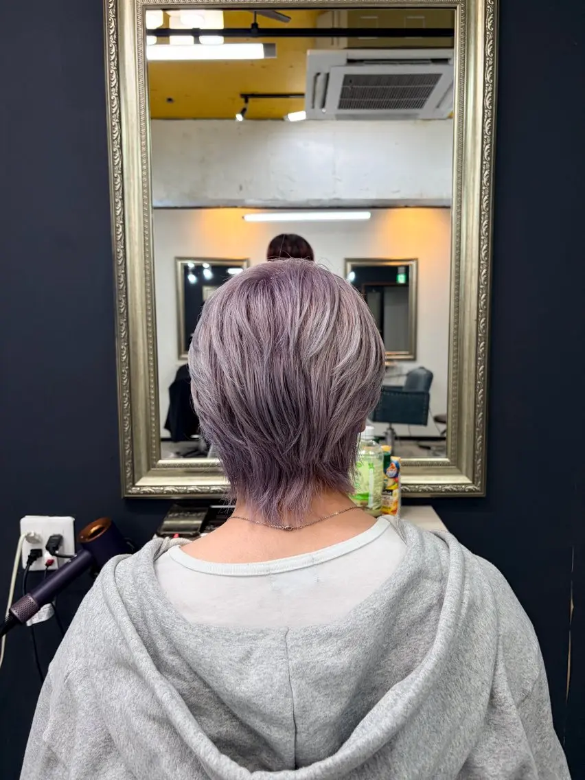 メンズ ヘアカラー ayame リクのヘアスタイル