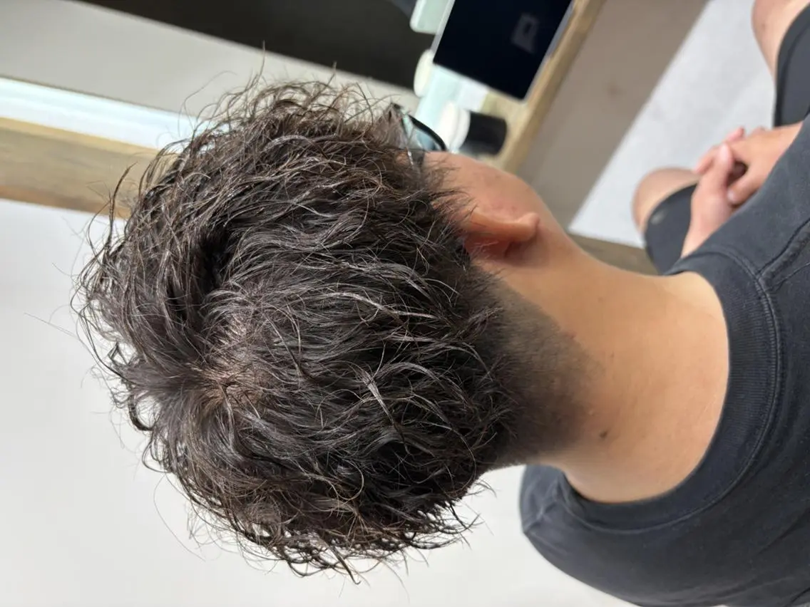 ショート パーマ メンズ メンズパーマ カット パーマ パーマPrivate SalonNoa名駅のヘアスタイル